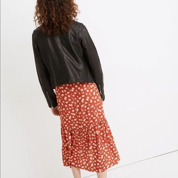 Madewell washed leather Moto jacket - Picture 4 of 8